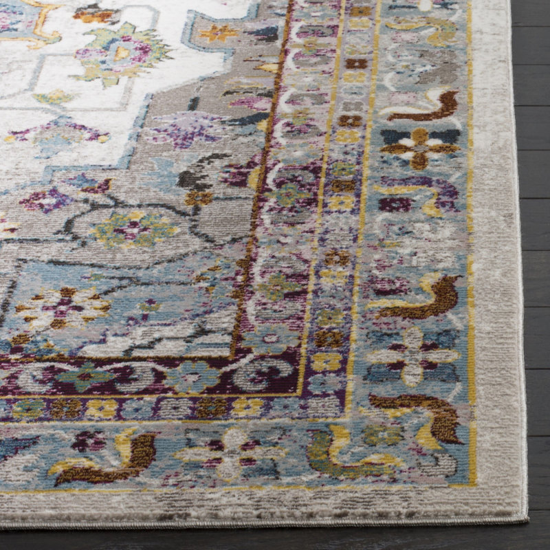 Bruckmann Performance Oriental Rug, Round 6'5"