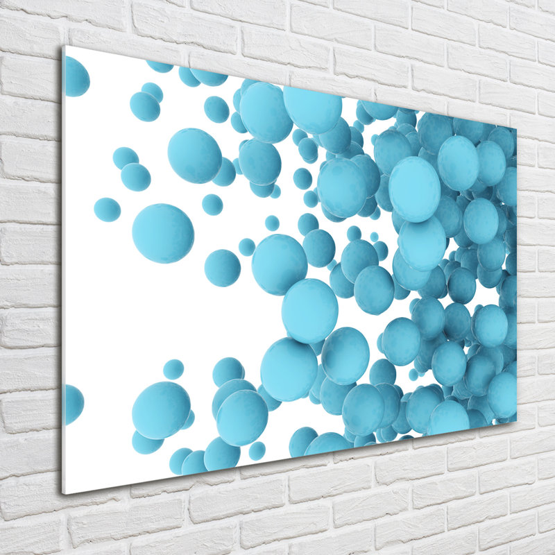 Abstraction Balls - No Frame Print on Glass