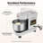 750W Commercial Food Mixer Dual Rotating Dough Kneading Machine