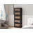 24-Inch Wide Folding Storage Cabinet with 4 Tiers, Collapsible Bins, Magnetic Doors, and Wheels for Easy Mobility-1137519264