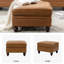 Repose-pieds en cuir véritable Blanchett-442590118