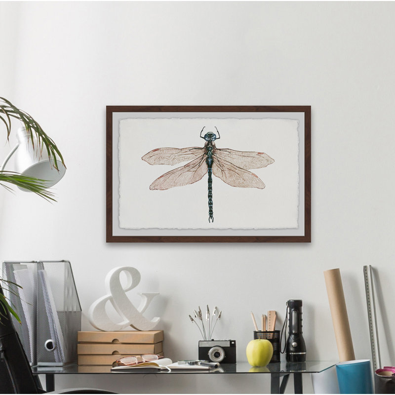Dual Wings - Single Picture Frame Painting, 30cm H x 45cm W