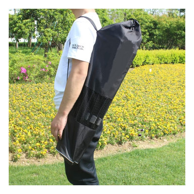 Ensemble portatif de filet de volleyball et de badminton avec sac de transport