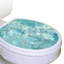 Adhésif décoratif pour siège de toilette Floral Blue Haze-14732095