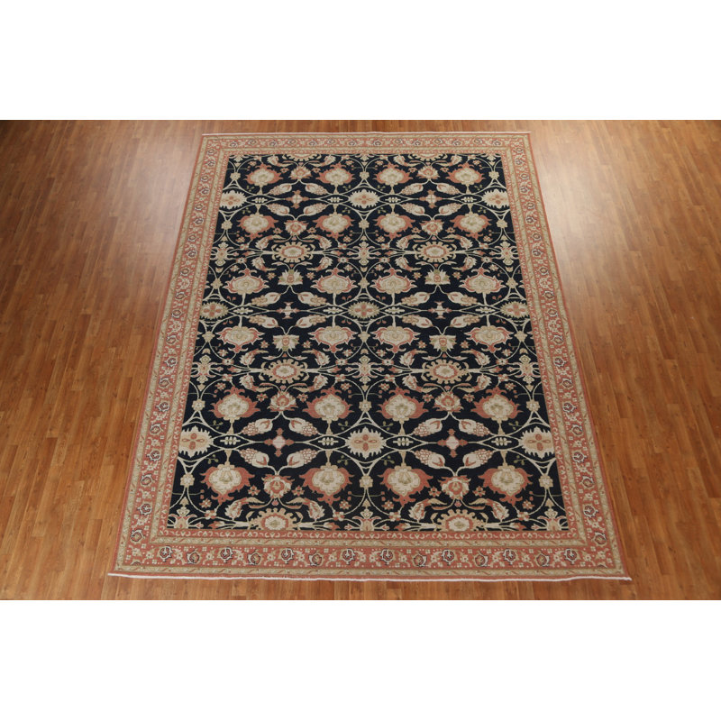 Tapis turc en laine noué à la main 9 pi x 12 pi Ziegler