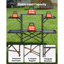 Rectangle Iron Outdoor Camping Table - 117 cm W 45 cm D-465904976-465904977