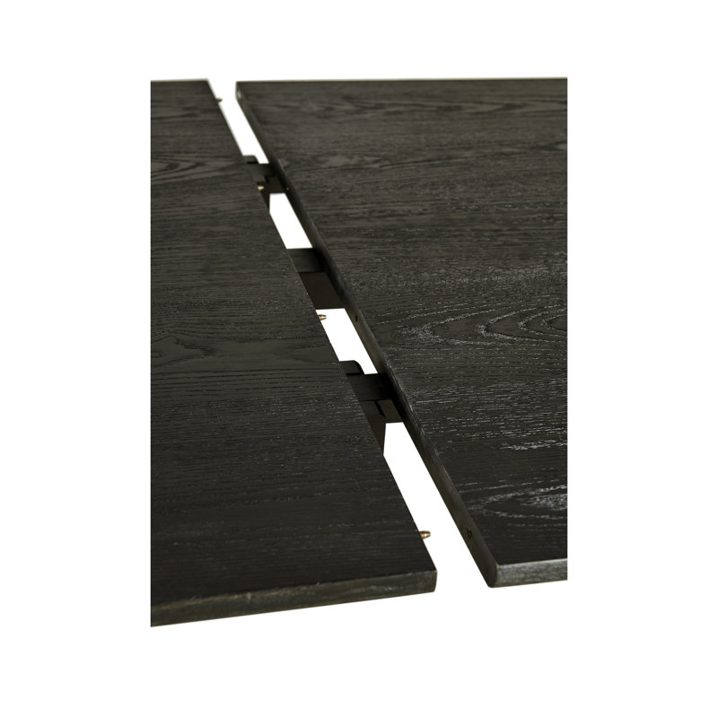 Epoch Solid Oak Dining Table, Ebonized Oak