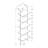 Abdulrahman 72 Inch Etagere Bookcase, 5 Tier Ladder Display Shelves, Black-1029568378