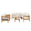 Ensemble de meubles de patio en bois