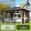 13 pi. L 10 pi. D Pavillon de jardin en aluminium