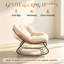 Fauteuil à bascule surdimensionné pour l'intérieur et l'extérieur avec coussin-133994969
