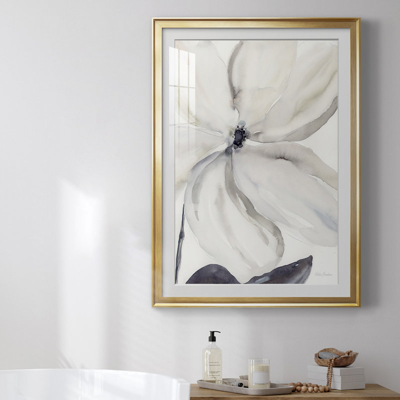 Reproduction encadrée de qualité supérieure - Prêt à accrocher, H 30,5 po x l 22,5 po, Or