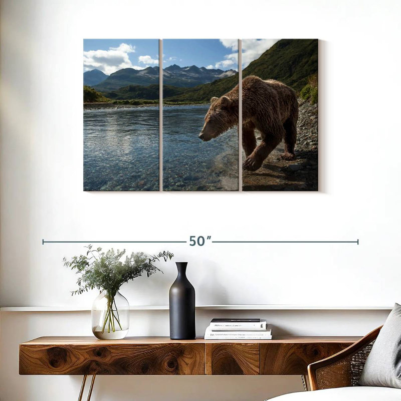 Brampt Katmai Brown Bear, 24" H x 38" W