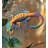 18 Inch Burano Gecko Wall Decor Metal Indoor Outdoor Wall Decor Standard - Blue-128846756