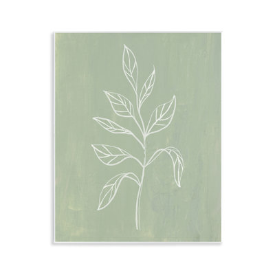 Art mural, "Drooping Plant Leaves" par Patricia Pinto
