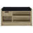 Astor White Oak Open Shelf Storage Bench
