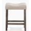 Tabouret capitonné à hauteur de comptoir-1956801156