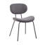 Chaise d'appoint empilable en velours-1725043874