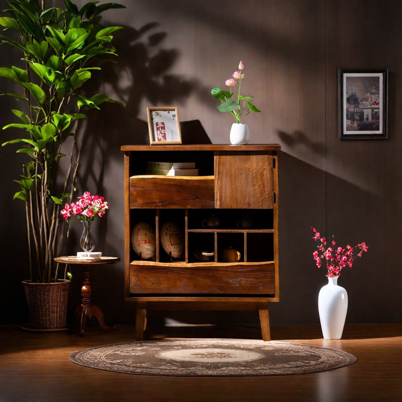 Armoire d'appoint simple et rétro