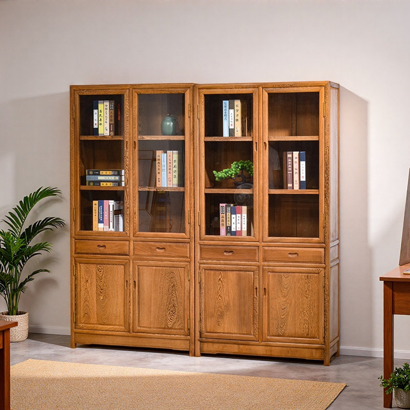 New Chinese Minimalist Style Bookcase