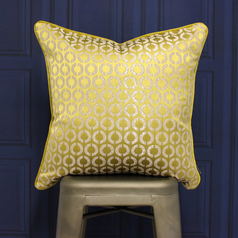 Piccadilly Gold/Plum Cushion, Pillow Cover Only - No Insert