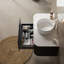 Meuble-lavabo de salle de bain en bois massif rayé de 36 po avec lavabo Dina-1677280716