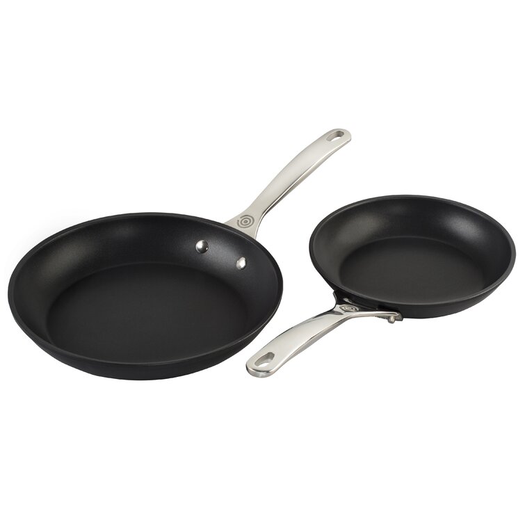 Le Creuset Stainless Steel 2 Piece Fry Pan Set