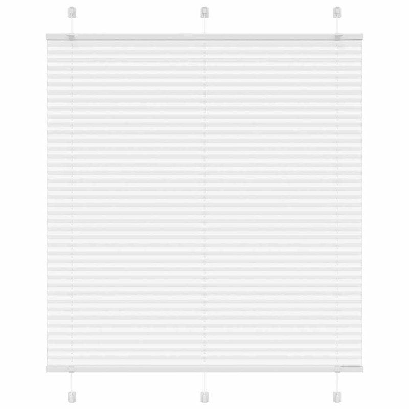 Room Darkening Pleated Blind, 115cmW x 150cmL, White