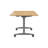 Buariki Rectangle Flip Top Modular Training Table with Casters-49340749-49340752