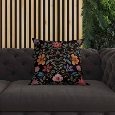 Coussin décoratif symétrique d'intérieur / extérieur Flora