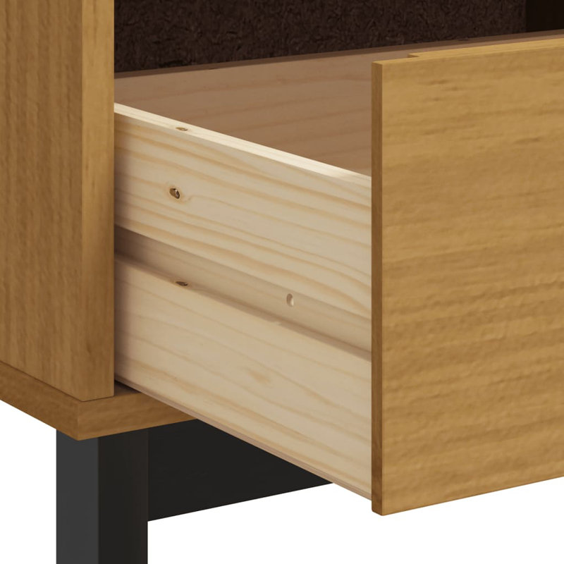 Malyka TV Cabinet FLAM Solid Wood Pine