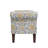 Storage - Upholstered Bench, Rolled Arms, Floral Pattern, Construction Traditional Multi