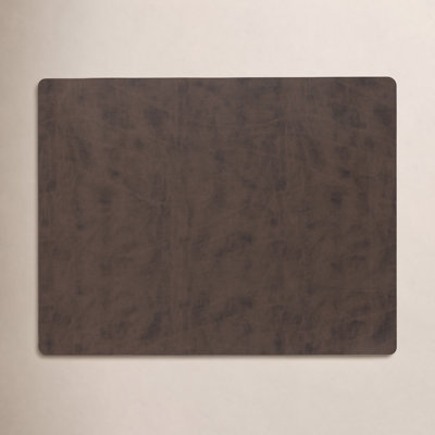 Sela Faux Leather Rectangle Placemant