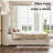 Deep Tufted Headboard Upholstered Wingback Bed-1078458126-1104464875