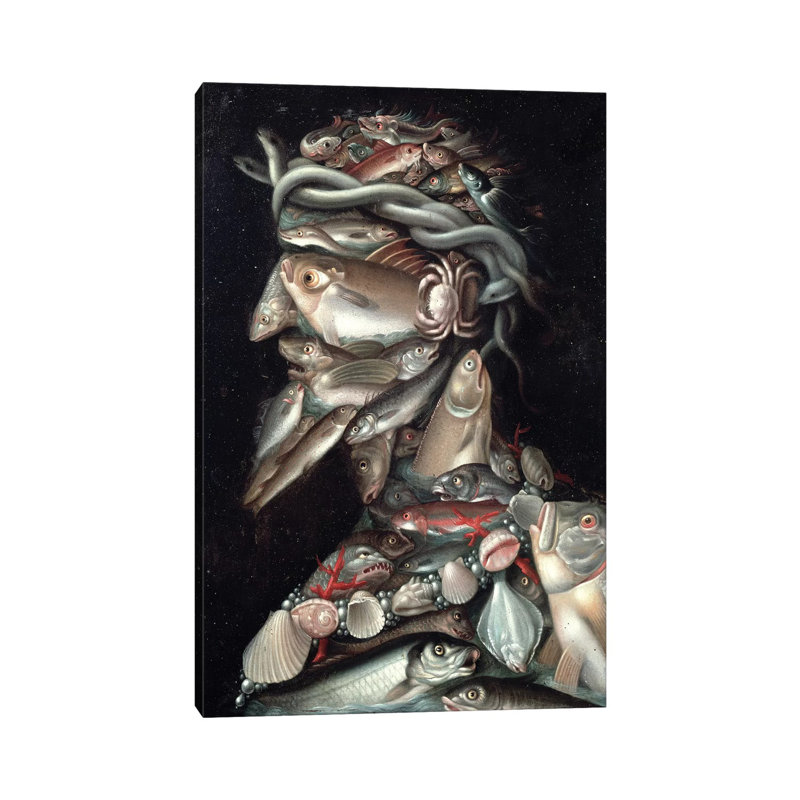 The Admiral by Giuseppe Arcimboldo - Wrapped Canvas Painting