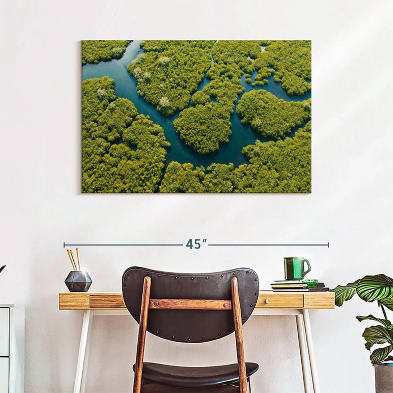 Alvord Lush Siargao Mangrove Forest, H 26 po x l 39 po