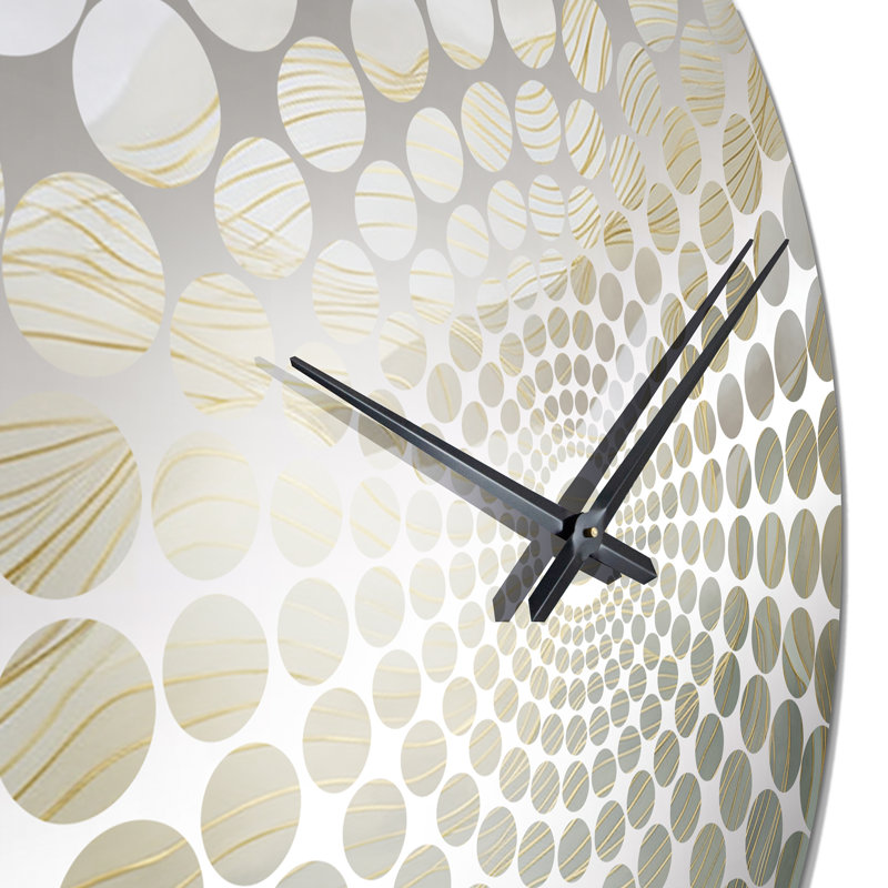 Carewe - Horloge murale abstraite, Médium