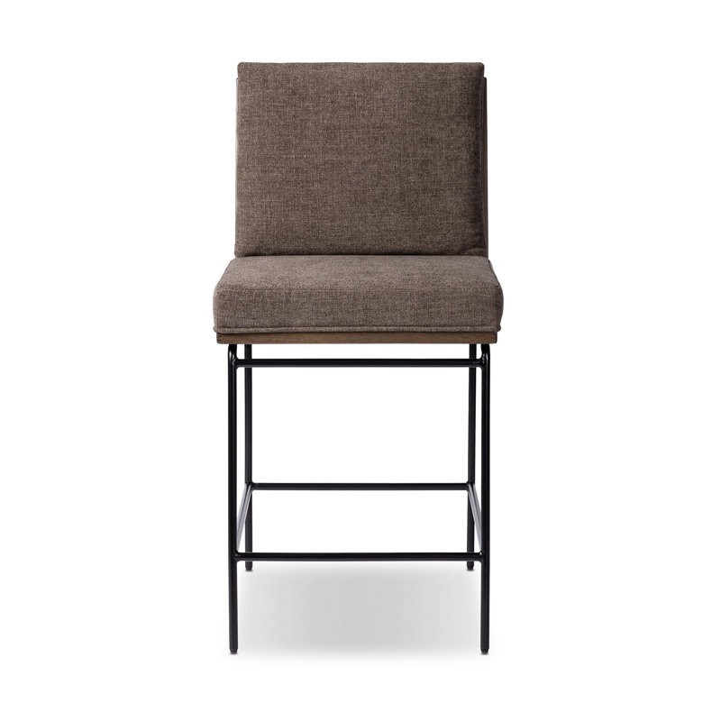 Westgate Solid Wood 26" Counter Stool, Bar Stool (30" Seat Height), Landale Charcoal