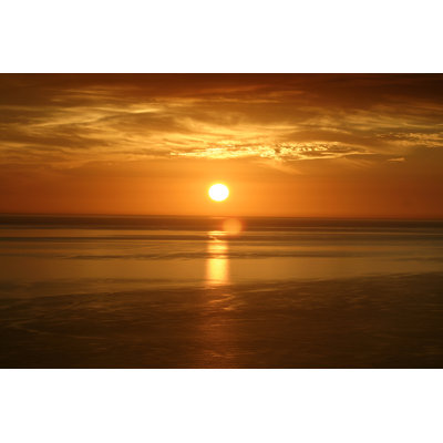 Coucher de soleil aérien par Gltalinkas - photographie sur toile tendue