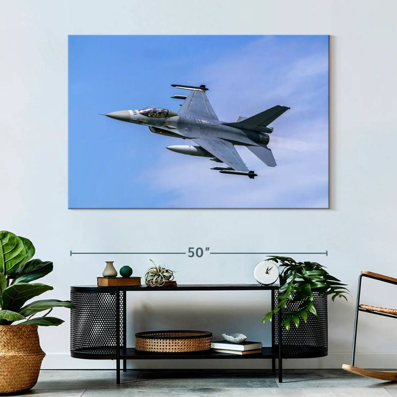 Mait Royal Netherlands Fighter Jet, 34" H x 51" W