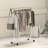 Steel Adjustable Rolling Clothing Rack-980759807