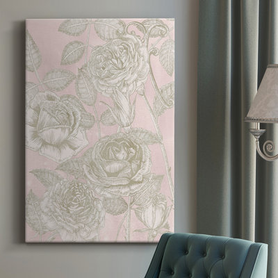 Blooming Roses II - peinture sur toile tendue