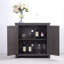 Armoire 34,37 "avec 2 portes réglables en miroir-62612663