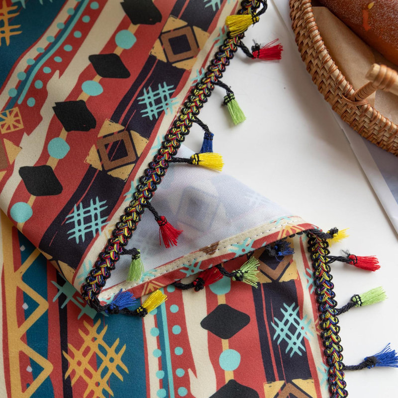 Ensemble de rideaux Boho