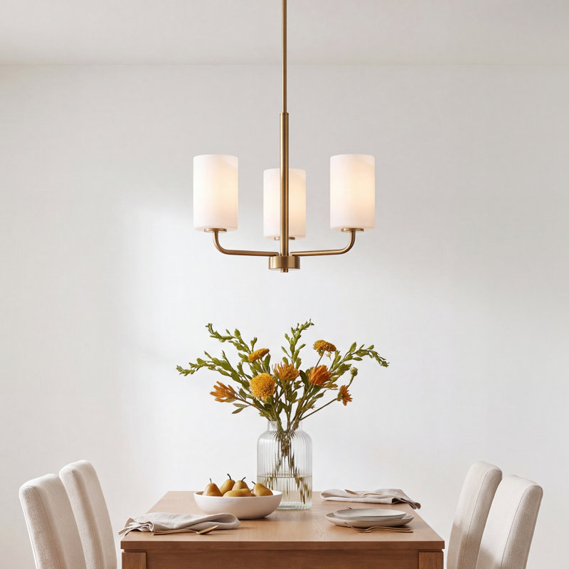 Arli Vincente 3 - Light Chandelier, Gold, No