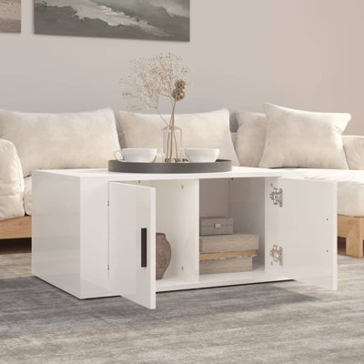 Nyzair Solid Coffee Table with Storage