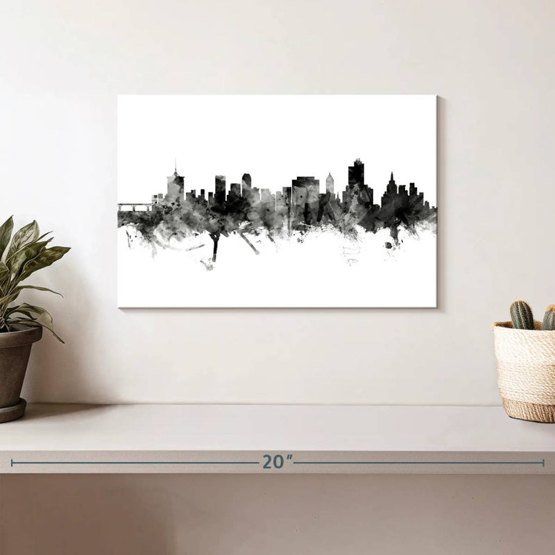Tulsa Oklahoma Skyline IV, 8" H x 12" W