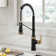 KRAUS Allyn Commercial Style 2-Function Single Handle Pull Down Kitchen Faucet