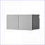Cabinets, 32 in. W Metal Wall Storage Cabinet with Soft-Closing Drawers &amp; Doors, Slate Grey | Minimalist | Bathroom