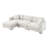 96*56" Modern Cloud Sectional Sofa